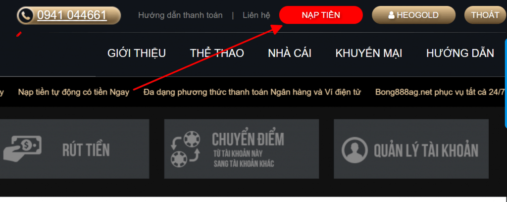 nạp tiền viva88 bong88
